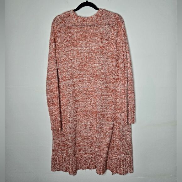 Studio B by Bobeau Longline Duster Length Open Cardigan Lightweight Knit Size M - Picture 2 of 11